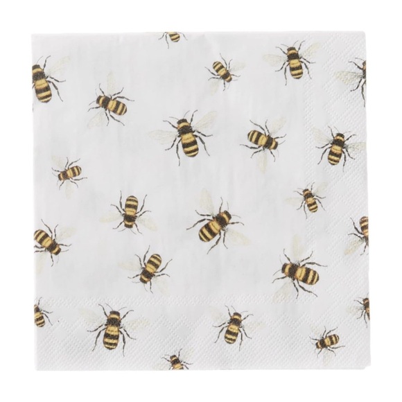 Save The Bees 20ct Cocktail Napkins - Picture 1 of 11